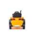 Battery Tractor With Trailer S617 Yellow