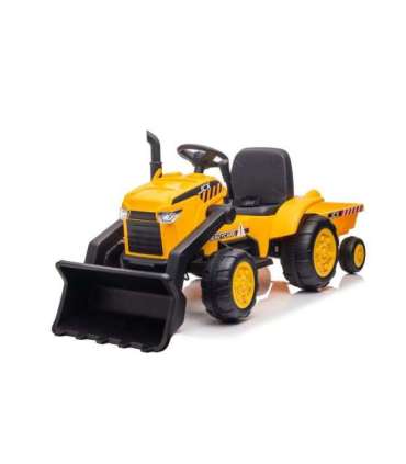 Battery Tractor With Trailer S617 Yellow