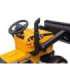 Battery Tractor With Trailer S617 Yellow