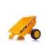 Battery Tractor With Trailer S617 Yellow