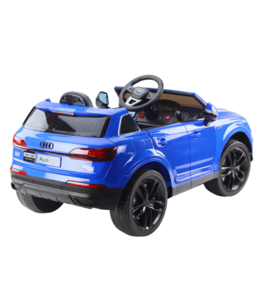 Audi Q7 Blue Painted Battery Car