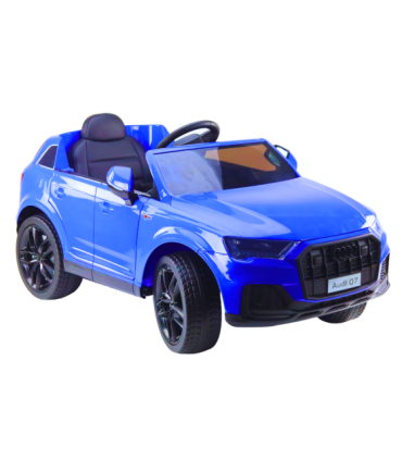 Audi Q7 Blue Painted Battery Car