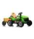 Battery-powered tractor BBH-030, green