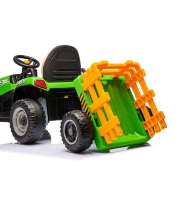 Battery-powered tractor BBH-030, green