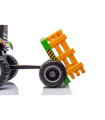 Battery-powered tractor BBH-030, green