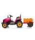 Battery-powered tractor BBH-030 Pink