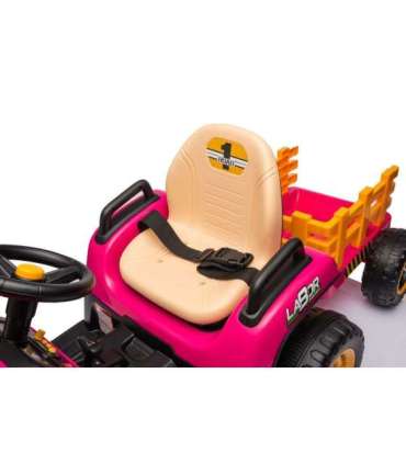Battery-powered tractor BBH-030 Pink
