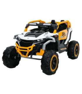 M3 Yellow and White Battery-Powered Vehicle 4x4