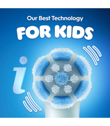 Oral-B Electric Toothbrush with Travel Case, 6Y+ iO Kids Disney Stitch Rechargeable For kids Number of brush