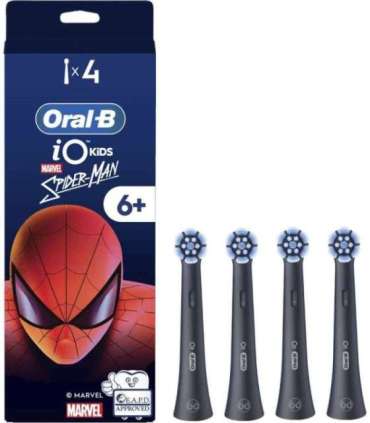 Oral-B Replacement brush heads iO kids Refills Spiderman Heads For kids Number of brush heads included 4