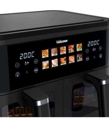 Tristar Double Basket Airfryer FR-9075 Power 2500 W Capacity 9 L Hot air technology Black