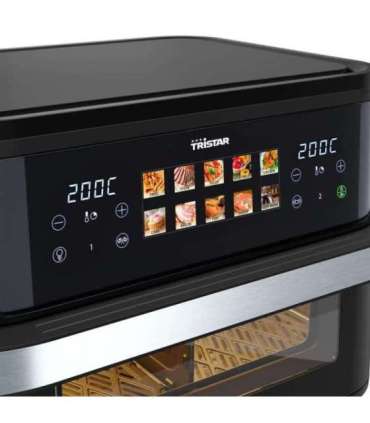 Tristar Dualzone Flex Airfryer FR-9078 Power 2800 W Capacity 10 L Hot air technology Black