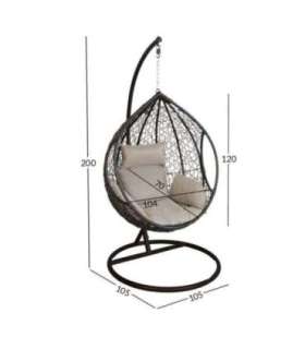 Ripptool DROPLET must 105x105xH200cm, must