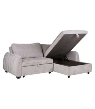 Nurgadiivanvoodi CLOUD 226x95/160x88cm, helehall