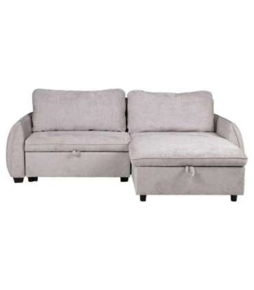 Nurgadiivanvoodi CLOUD 226x95/160x88cm, helehall