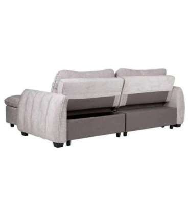 Nurgadiivanvoodi CLOUD 226x95/160x88cm, helehall