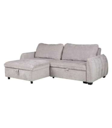 Nurgadiivanvoodi CLOUD 226x95/160x88cm, helehall