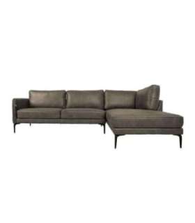 Nurgadiivan SOFIA PN 257x83/168xH82cm, tume oliiv