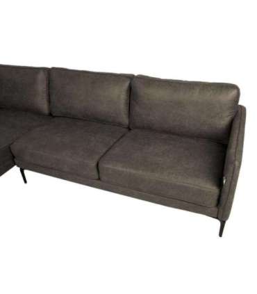 Nurgadiivan SOFIA VN 257x168/83xH82cm, tume oliiv