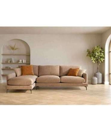 Nurgadiivan DAISY VN 292x162/94xH94cm, beež