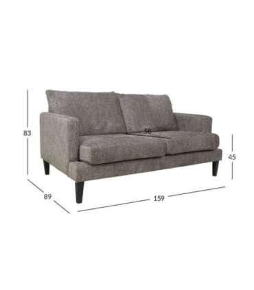 Diivan LINELL 2-kohaline, hallikas pruun