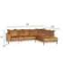 Nurgadiivan LARTES parem nurk, pruun, 300x92/205xH90cm