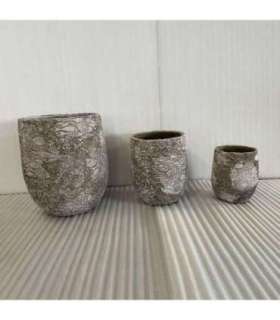 Lillepott SUNNY CORAL D42xH50cm, beež