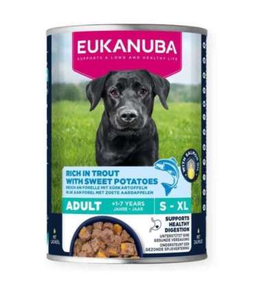 EUK DOG CAN LC AD AB TRUT&SWPT 400G