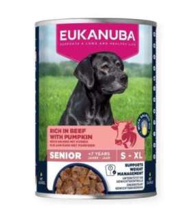 EUK DOG CAN LC SR AB BEEF&PUMP 400G