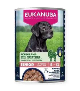 EUK DOG CAN LC SR AB LMB&POT 400G