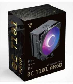 MODECOM Volcano 0C T101 ARGB Processor Air cooler 12 cm Black