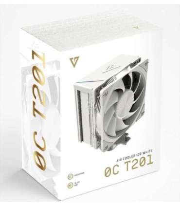 MODECOM Volcano 0C T201 Processor Air cooler 12 cm White