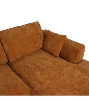 Nurgadiivan OLIVIA PN 295x104/170xH92 cm, pruun