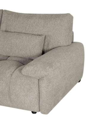 Diivan BARBARA 3-kohaline 248x100xH89cm, helepruun