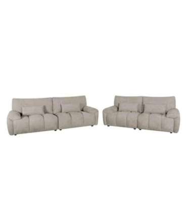 Diivan BARBARA 3-kohaline 248x100xH89cm, helepruun