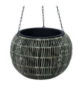 Lilleampel WICKER D32xH22cm, hall