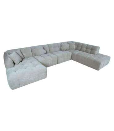 Nurgadiivan FORTE U-kujuline PN 374x162/242xH76cm, hall