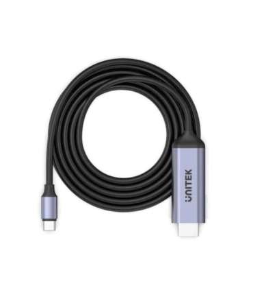 UNITEK CABLE USB-C - HDMI 8K, USB 4, HDR10+, 1,8M