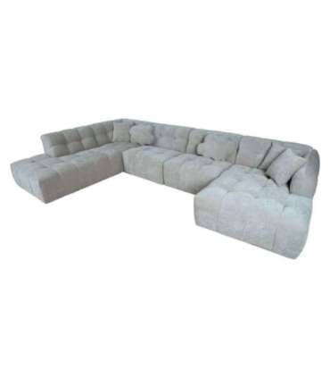 Nurgadiivan FORTE U-kujuline VN 374x242/162xH76cm, hall