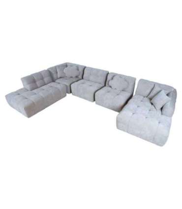 Nurgadiivan FORTE U-kujuline VN 374x242/162xH76cm, hall