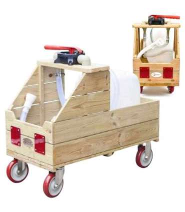 CLASSIC WORLD EDU Puidust kastmiskäru + voolik