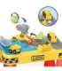 WOOPIE 2-ühes veelaud ja liivakast — ehitusplats + 4 mänguautot (12 osa)