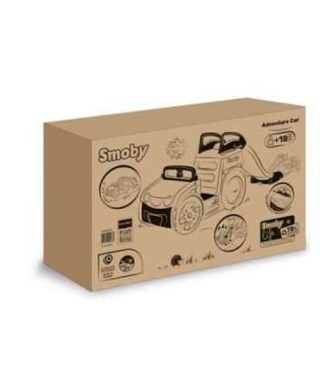 Smoby seiklusauto 3-ühes