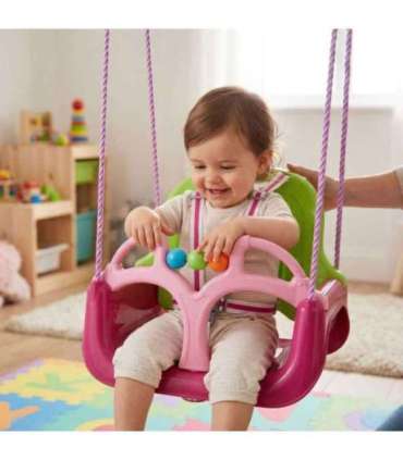 WOOPIE 3-ühes roosa kiik