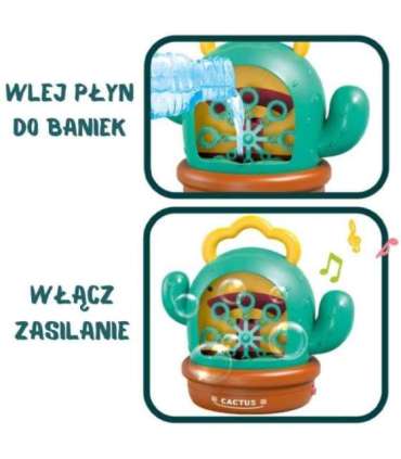 WOOPIE interaktiivne kaktus seebimullimasin