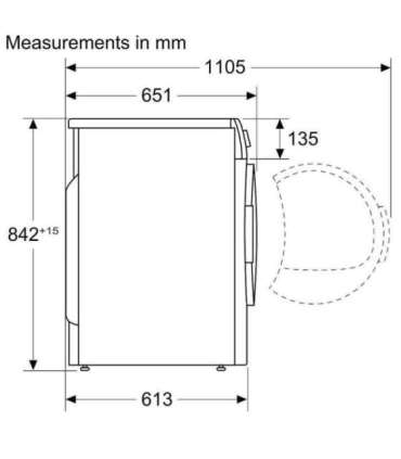 Dryer BOSCH WQB246DASN