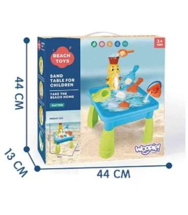WOOPIE Water Table 2 in 1 Sandbox Duck Waterfall 9 acc.