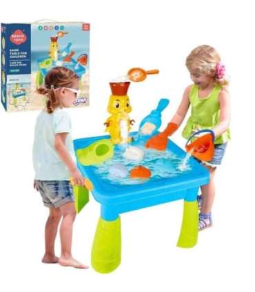WOOPIE Water Table 2 in 1 Sandbox Duck Waterfall 9 acc.
