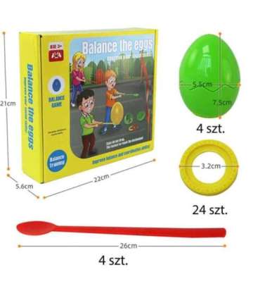 WOOPIE Gra Zręcznościowa Balansujące Jajka