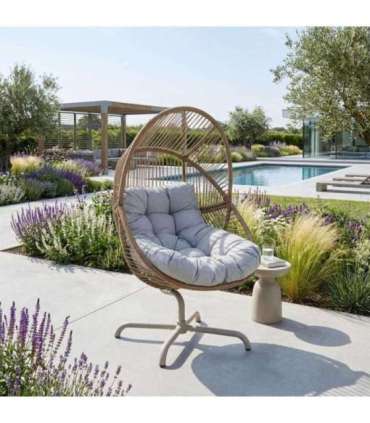 Puhketool DORIAN pöörlev 89x95xH154cm, helepruun